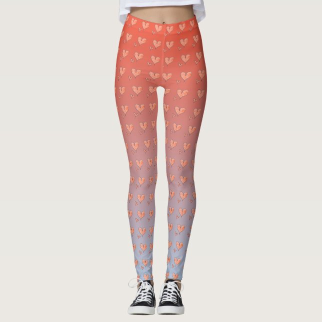 Heart Love Leggings (Front)