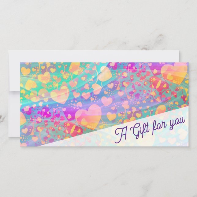 Heart Love Pattern Pastel Design (Front)