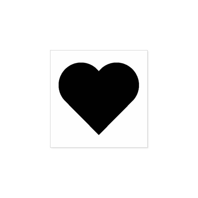 Heart Love Rubbir Stamp (Imprint)