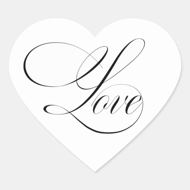 heart Love stickers (Front)