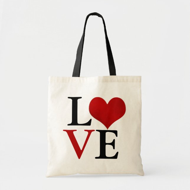 Heart, Love Tote Bag (Front)