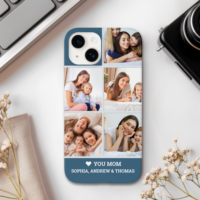 Heart Loves You Mother's Day Photo Collage Case-Mate iPhone Case (Creator Uploaded)
