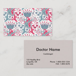 Heart/Lung Business Card Template