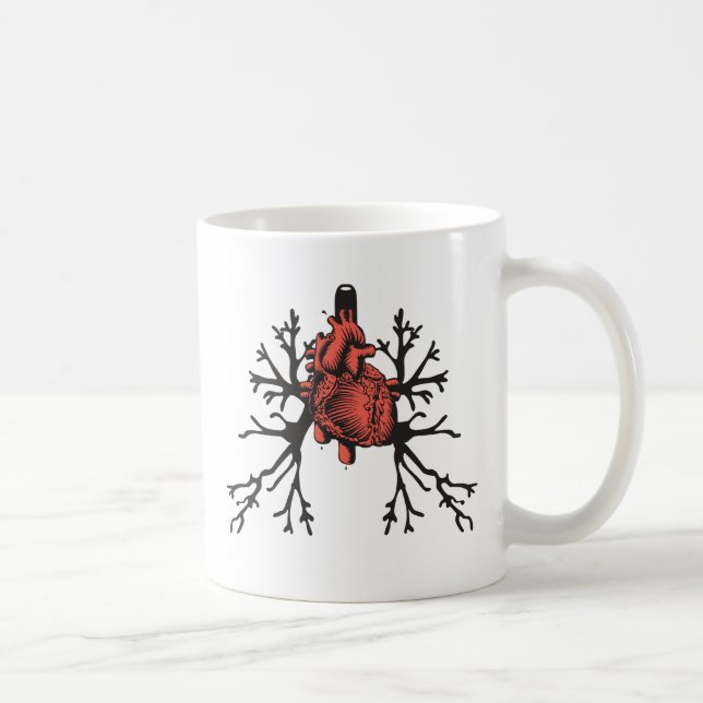 Heart & Lungs Coffee Mug (Right)