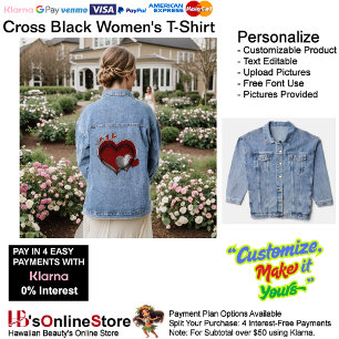 Heart Magic Women's Denim Jean Jacket Adult 2X
