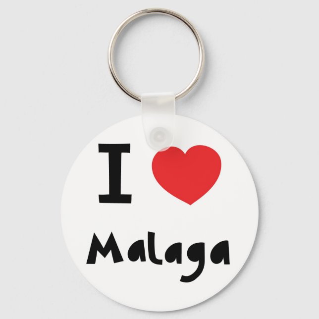 Heart Malaga Keychain (Front)