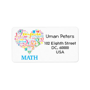 Heart Math Label