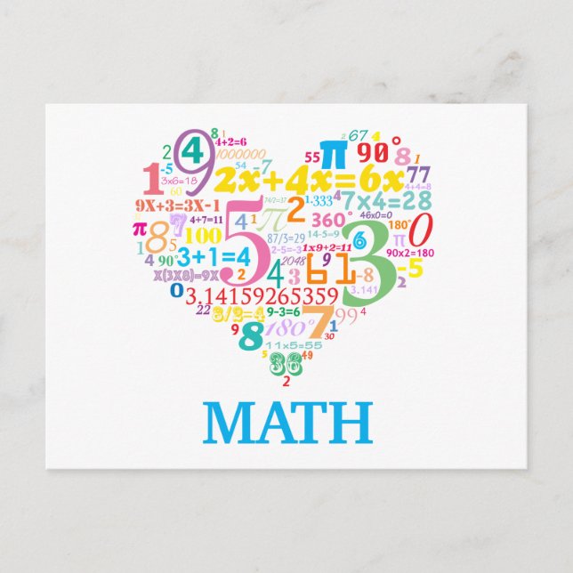 Heart Math Postcard (Front)