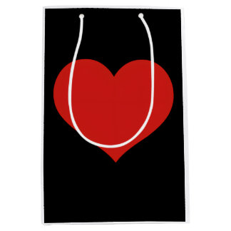 Heart medium gift bag