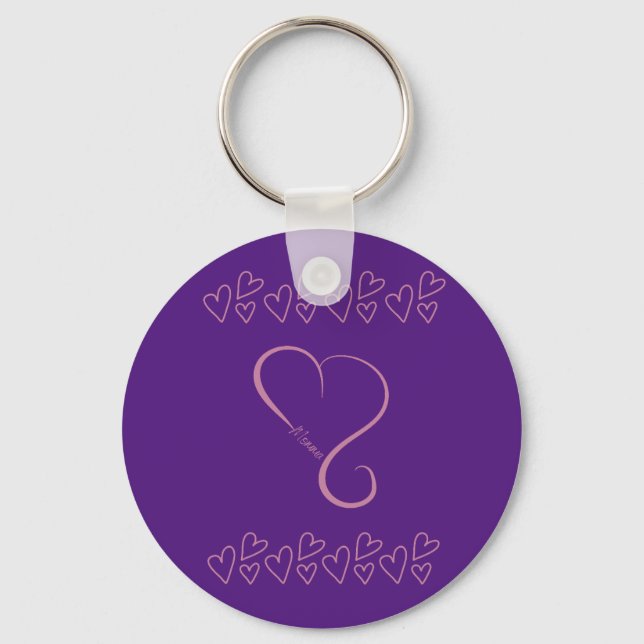 Heart Momma Keychain (Front)