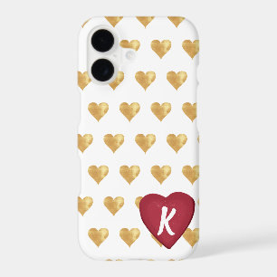 Heart Monogram iPhone Case