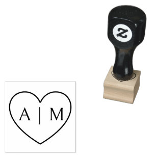 Heart Monogram Stamp