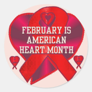 HEART MONTH STICKER