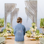 Heart Mrs Bride To Be Newlywed Wife Wedding Bridal Denim Jacket<br><div class="desc">Casual, chic, cool, rugged charm, retro vintage style, enduring appeal, fashion icon, fun, cool, elegant script / typography / font, red heart, wedding wow Bride / newlywed bridal party women's ladies blue cotton-blend jean jacket / denim jacket. Add a touch of fun and flair to any wedding day. A stylish...</div>