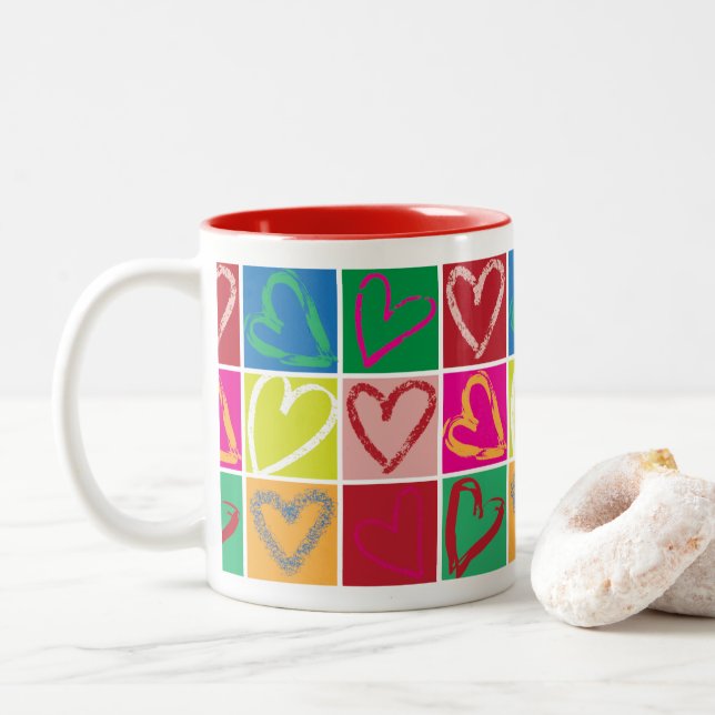 Heart Mug (With Donut)
