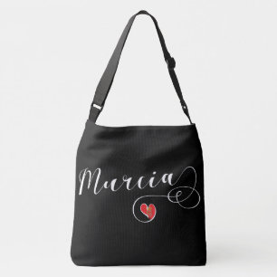 Heart Murcia Flag, Spain, I Love Murcia Crossbody Bag