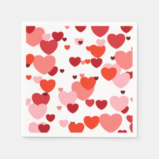 Heart napkins