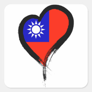 Heart Nation 06 Square Sticker