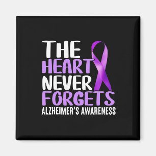 Heart Never Forgets Alzheimerheimer´s Awareness Magnet