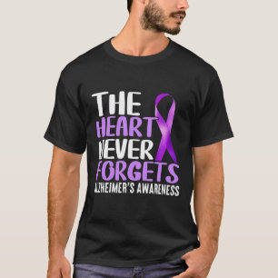 Heart Never Forgets Alzheimerheimer´s Awareness  T-Shirt