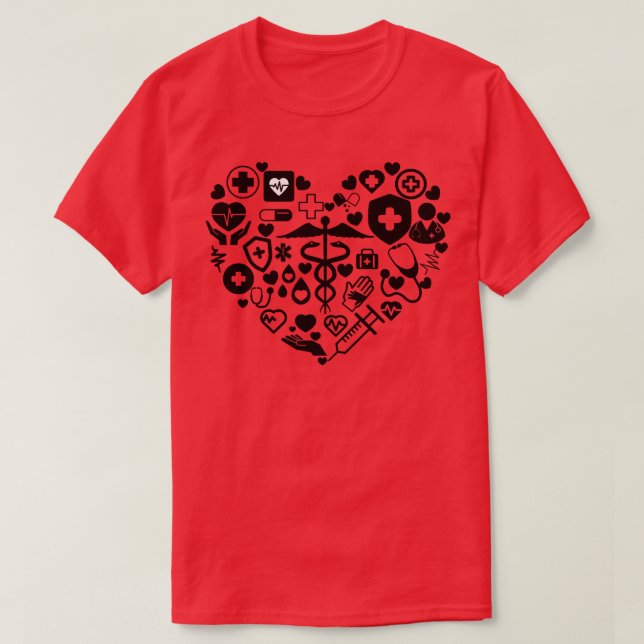 Heart Nurse 3 T-Shirt (Design Front)