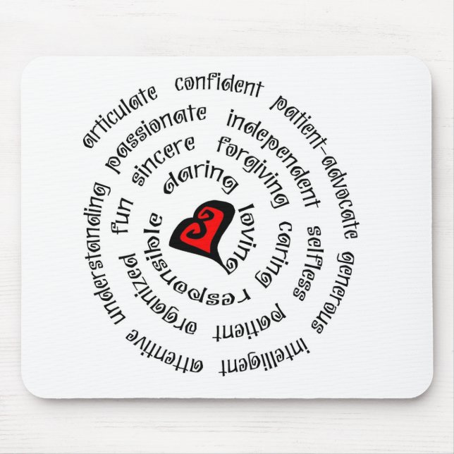 heart nurse copy mouse pad (Front)