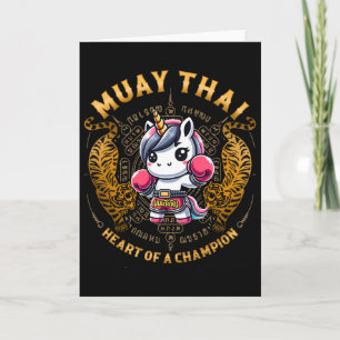 Heart Of A Champion - Kickboxing And Muay Thai Cut Card
