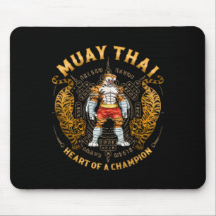 Heart Of A Champion - Kickboxing And Muay Thai Tra Mouse Pad