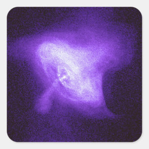 Heart of a Crab Nebula Classic Round Sticker