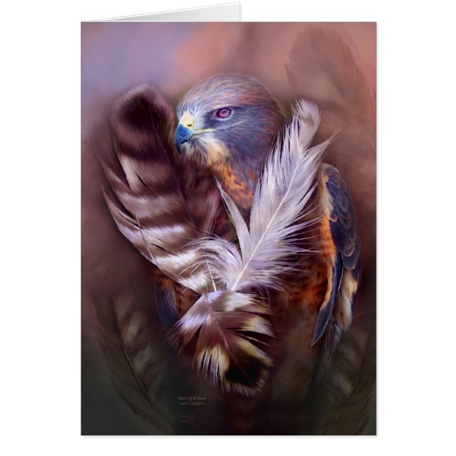 Heart Of A Hawk Art Card (Front)