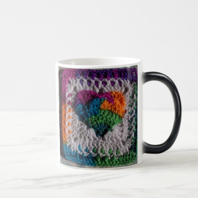 Heart of a Hippie Morphing Mug (Right)