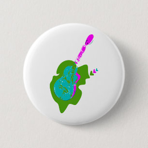 Heart of A Musician 2 Inch Round Button
