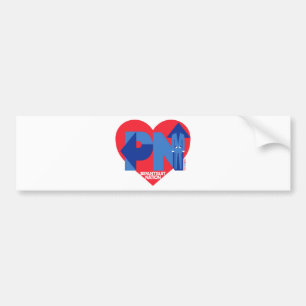 Heart of a Pantsuit Nation Bumper Sticker