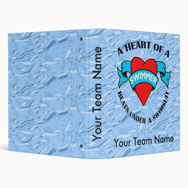 Heart of a Swimmer Binder (Background)
