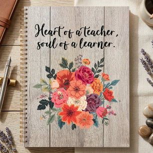Heart of A Teacher Soul of A Learner Planner