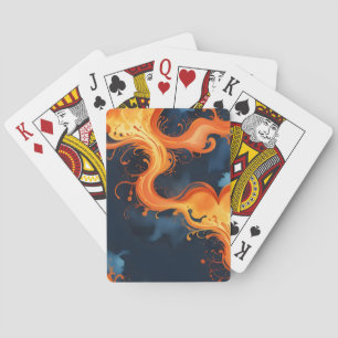 Heart of Flames Fire & Skies  Playing Cards