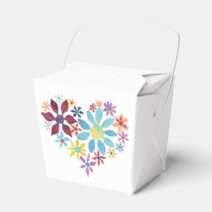 Heart of Flowers Favor Box