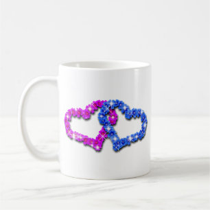 Heart of Flowers – Romantic Love Floral Design Coffee Mug