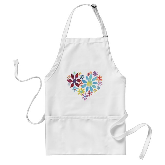 Heart of Flowers Standard Apron (Front)