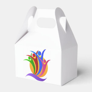 Heart of Giving Charity Logo Favor Box