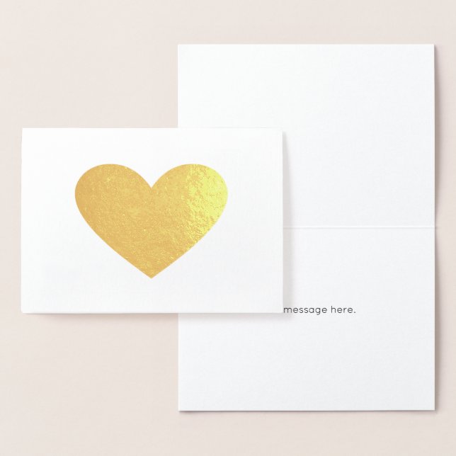 Heart of Gold Foil Card (Display)