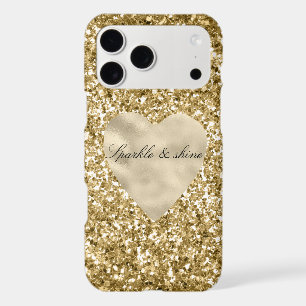 Heart of Gold Glitter Personalized