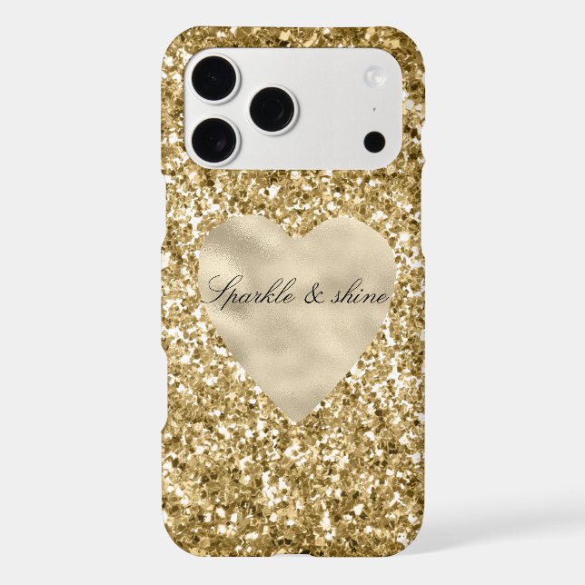 Heart of Gold Glitter Personalized             (Back)