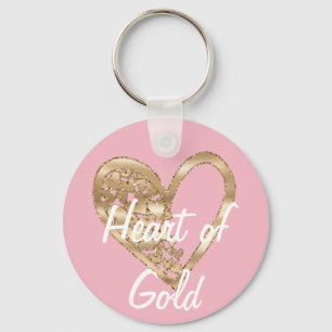Heart of Gold Keychain