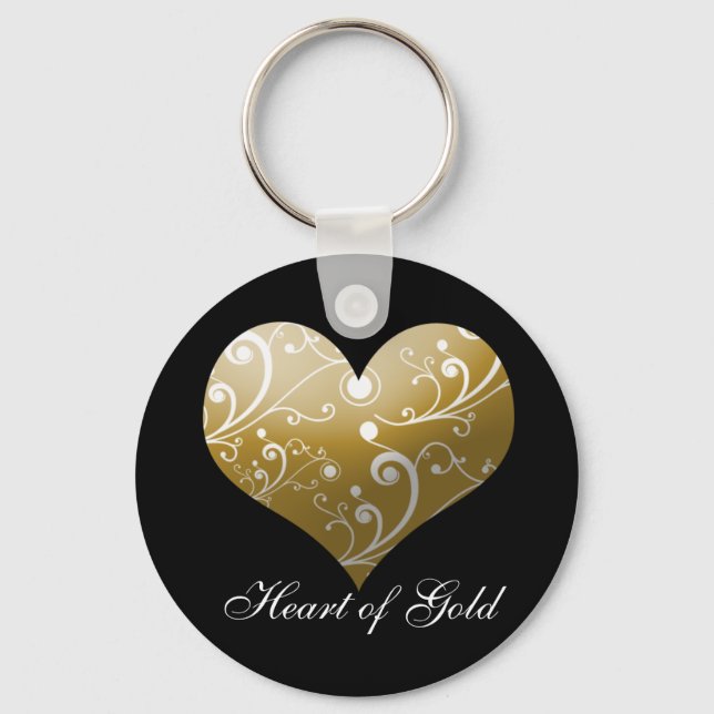 Heart of Gold Keychain (Front)