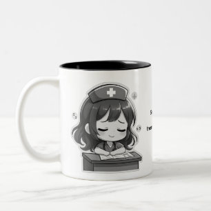 Heart of Gold: Kind Nurse Two-Tone Coffee Mug