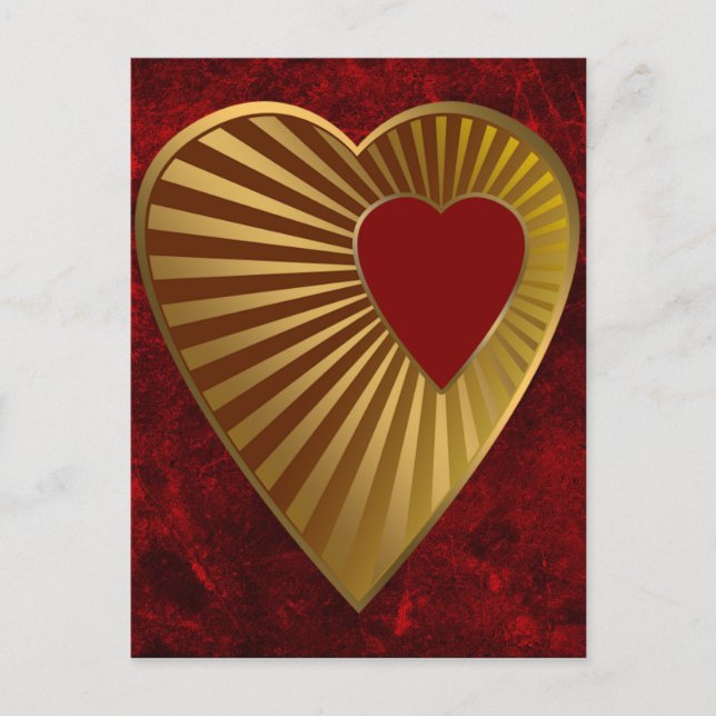 Heart Of Gold Postcard (Front)