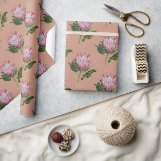 Heart of Gondwana, Dawn Pink Wrapping Paper Design
