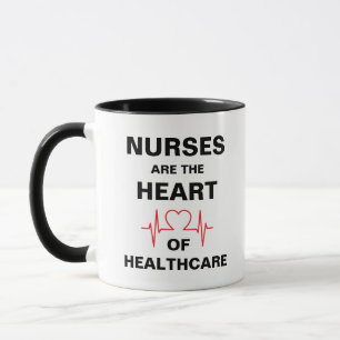 Heart of Healthcare Nurse Coffee Mug