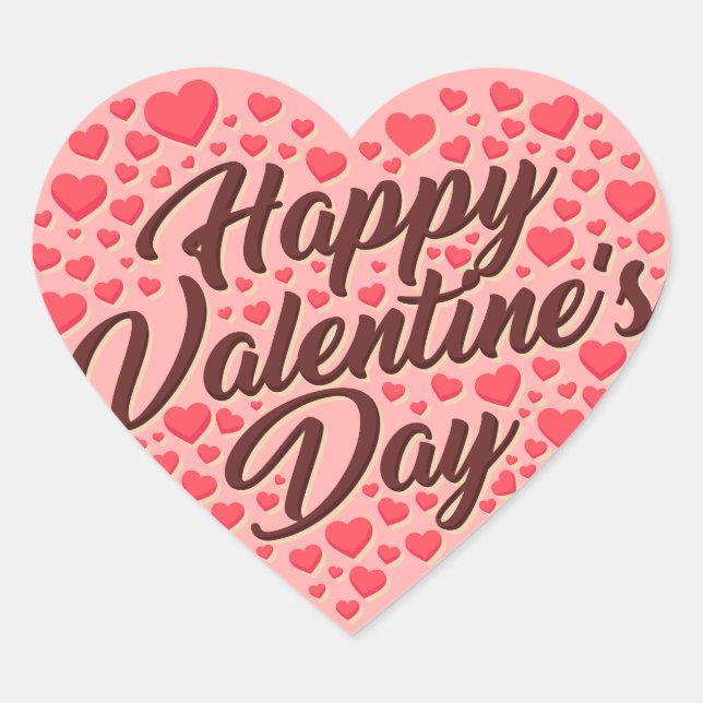 Heart of hearts heart sticker (Front)